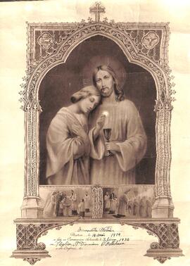 Acte de baptême et confirmation de Bernadette Métivier