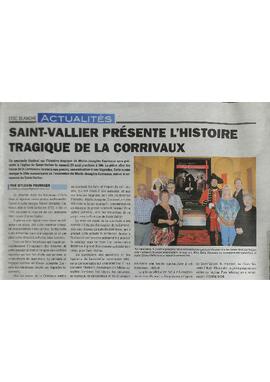 Article dans le journal L'Oie blanche en date du 10 juillet 2013.