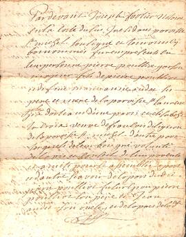 Contrat de mariage Pierre Pouliot et Elisabeth Lacroix, 16 juin 1764