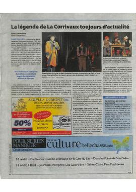 Article dans le journal La Voix du Sud en date du 27 août 2014.