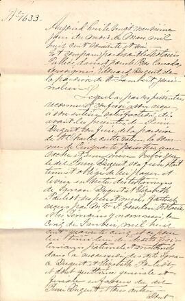 Quittance par Edouard Duquet et Pierre Duquet, 29 mars 1866