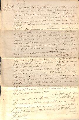 Contrat de mariage Pierre Duquet avec Marie Bernier, 15 janvier 1845