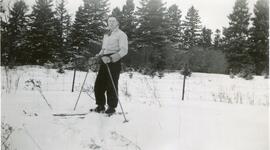 Joachim Thibault en ski