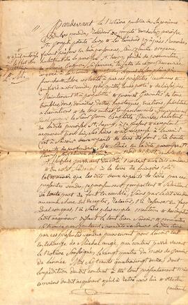 Vente par Claude Drapeau à Jean Baptiste Gourde, 10 mai 1793