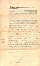 Déclaration Étienne Couture à Dame Reid comme Seigneuresse des dits Fief et Seigneurie Beauchamp, 17 août 1838