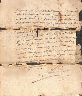 Document à Claude Nollet